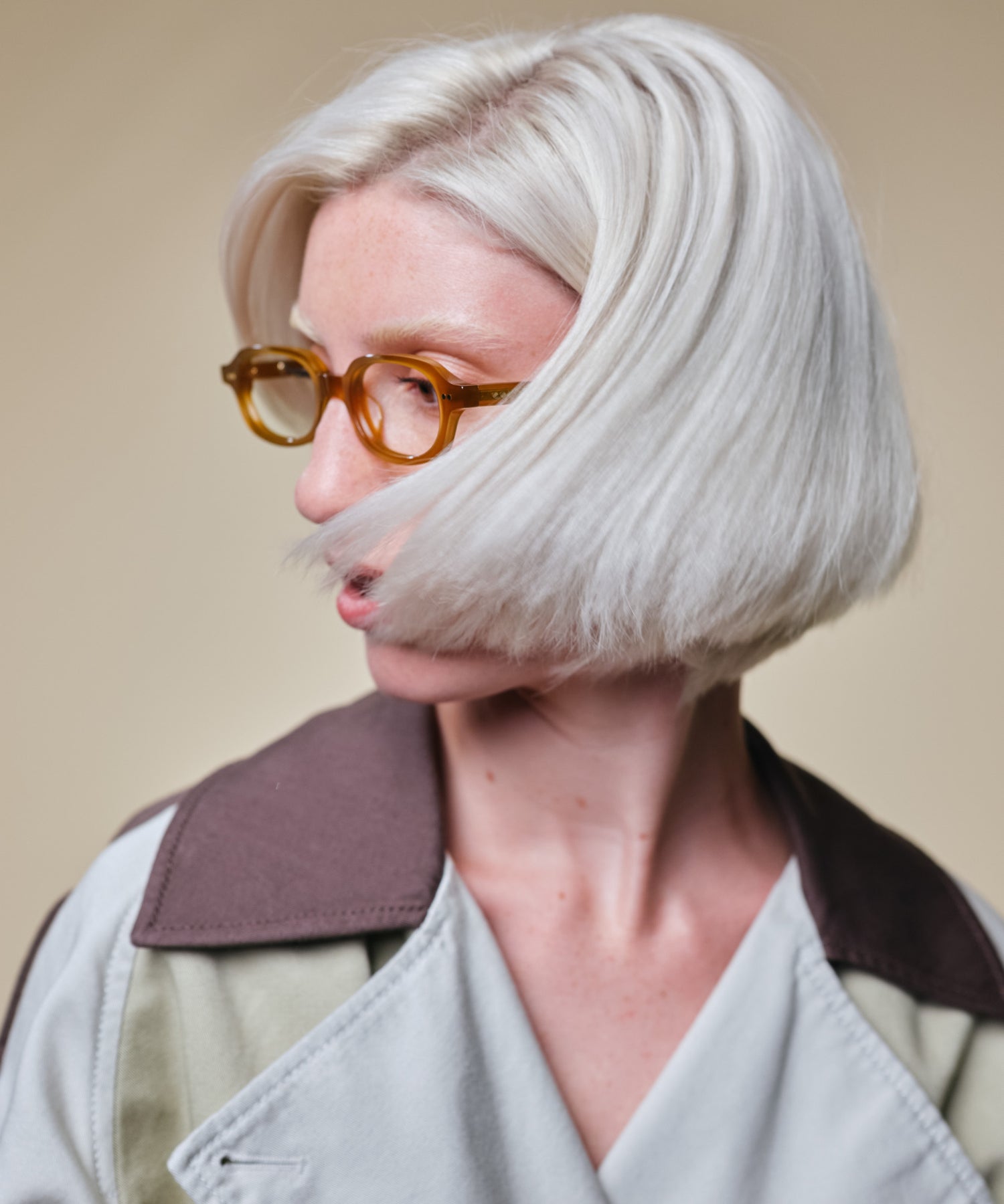 johann wolff alma amber eyeglasses 
