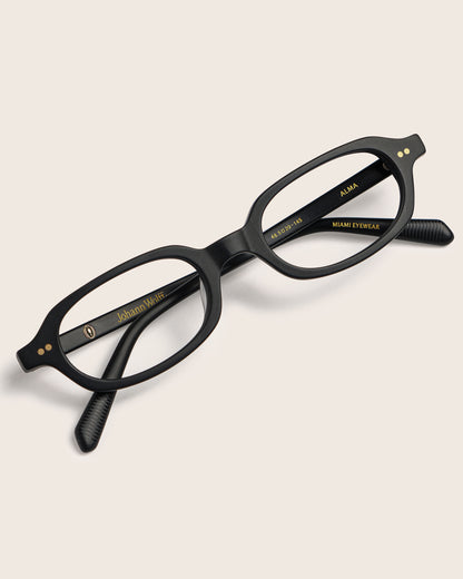 johann wolff alma black eyeglasses 