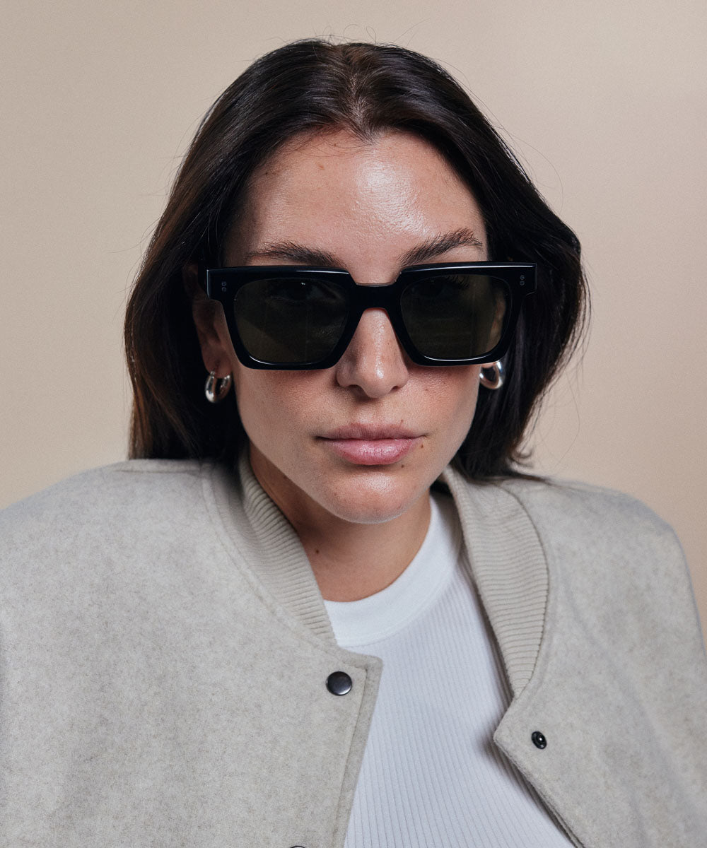 Johann Wolff Anna Black Sunglasses 