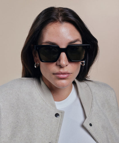 Johann Wolff Anna Black Sunglasses 