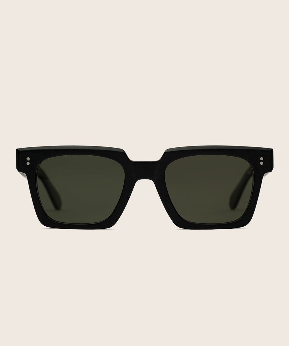 Johann Wolff Anna Black Matte Sunglasses 
