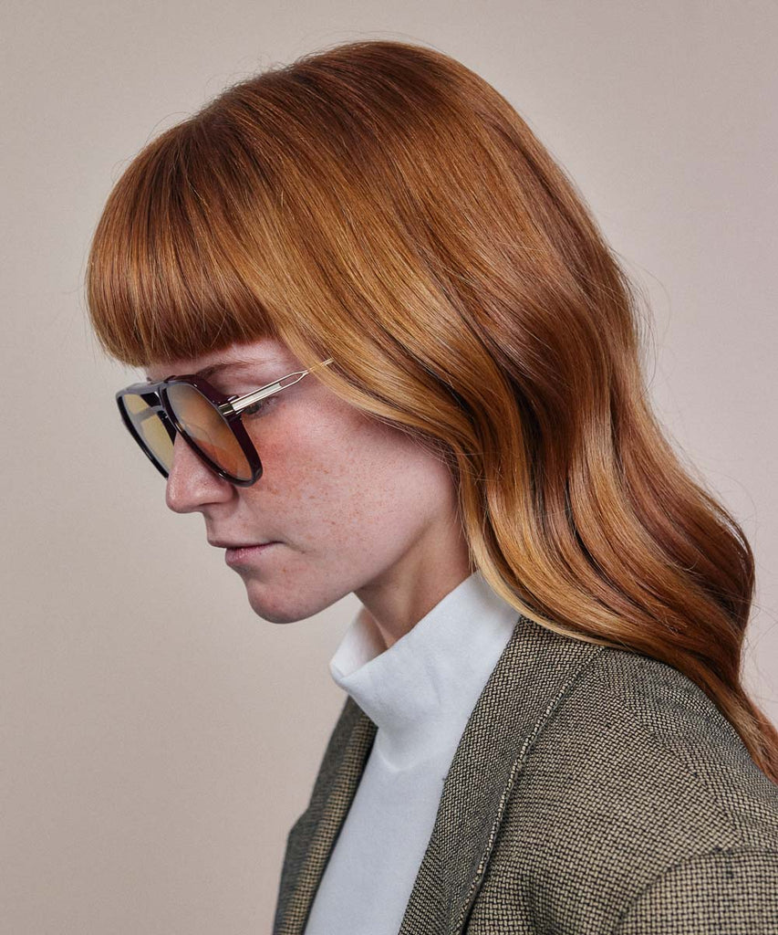 Johann Wolff Bernau Burgundy Yellow Photochromic Sunglasses #color_burgundy-yellow