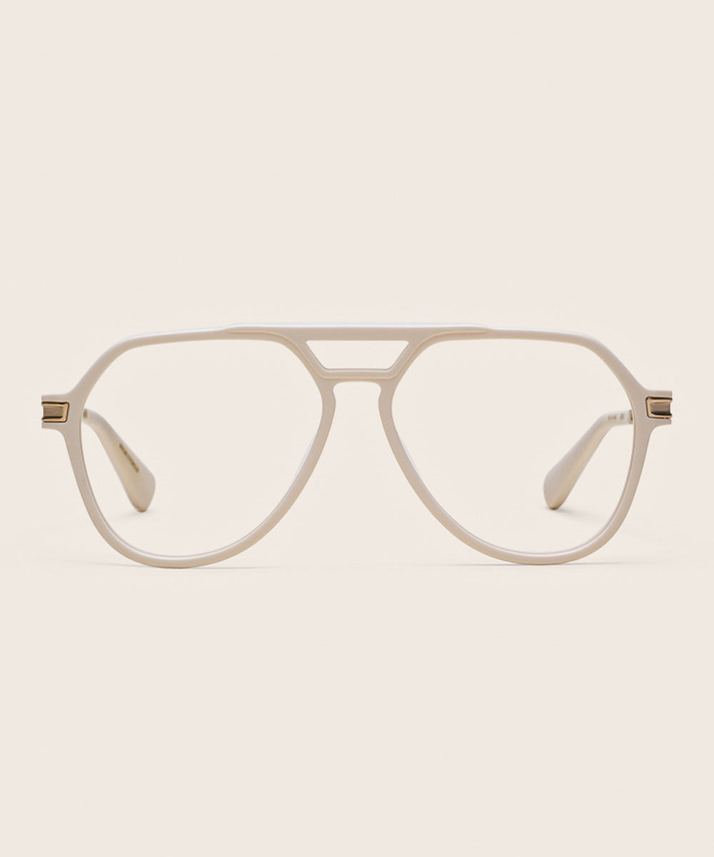 Johann Wolff Bernau Matte Ivory Eyeglasses 