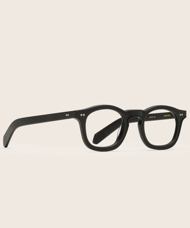 Johann Wolff Carousel Black Matte Eyeglasses #color_matte-black