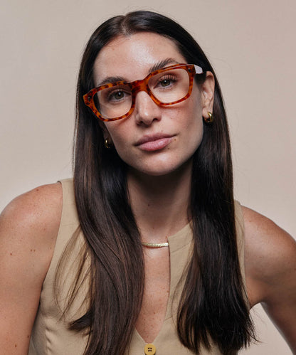 Johann Wolff Dessau Amber Tortoise  Eyeglasses 