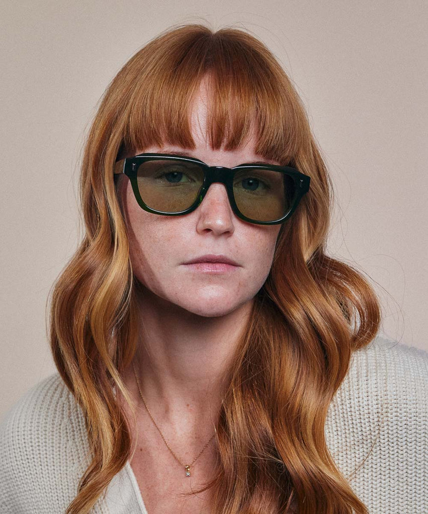 Johann Wolff Dessau Palm Sunglasses #color_palm-green