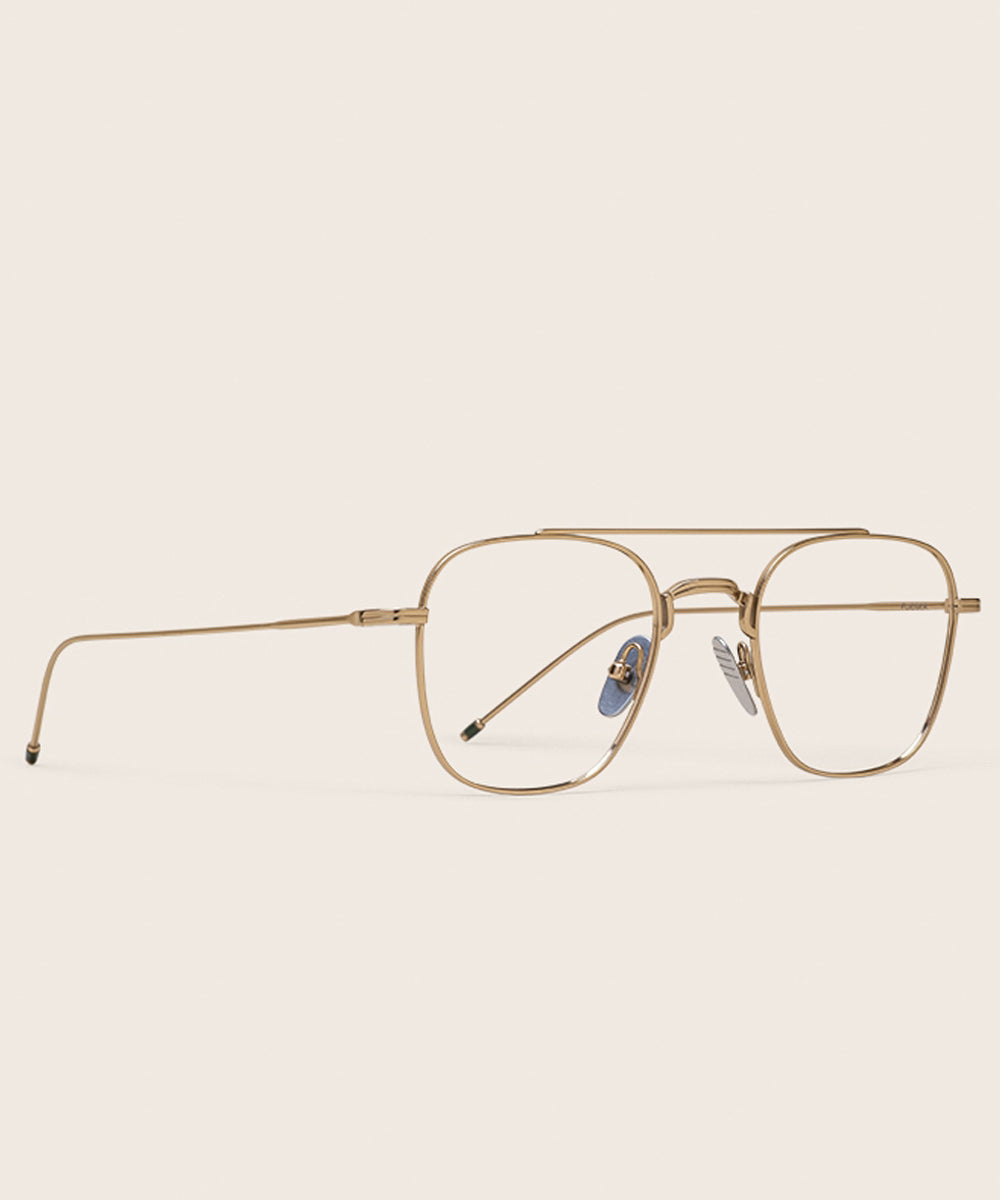 Johann Wolff Flieger Gold Eyeglasses 
