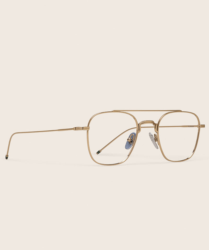 Johann Wolff Fleiger Gold Eyeglasses #color_gold