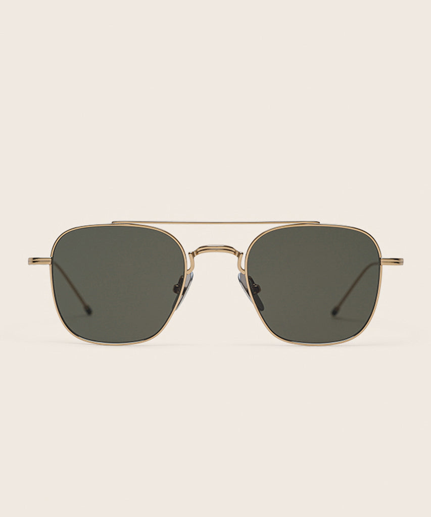 Johann Wolff Flieger Gold Sunglasses #color_gold