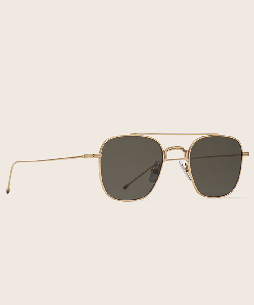 Johann Wolff Flieger Gold Sunglasses #color_gold