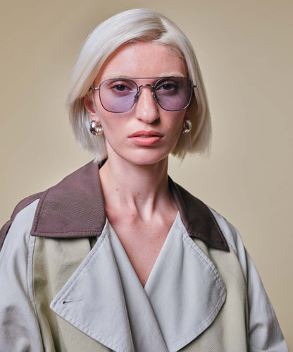 Jjohann Wolff Flieger Gunmetal Light Sunglasses 