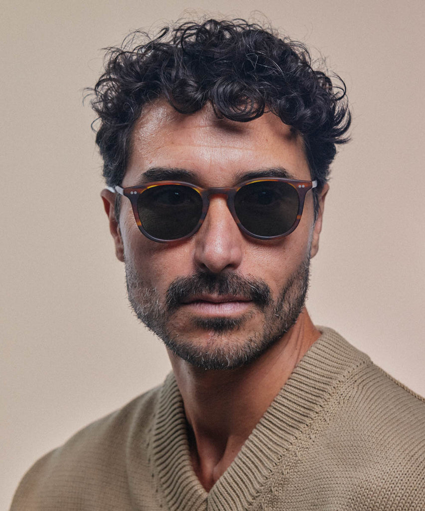 Johann Wolff Kepler Matte Tigerwood Sunglasses #color_matte-tigerwood