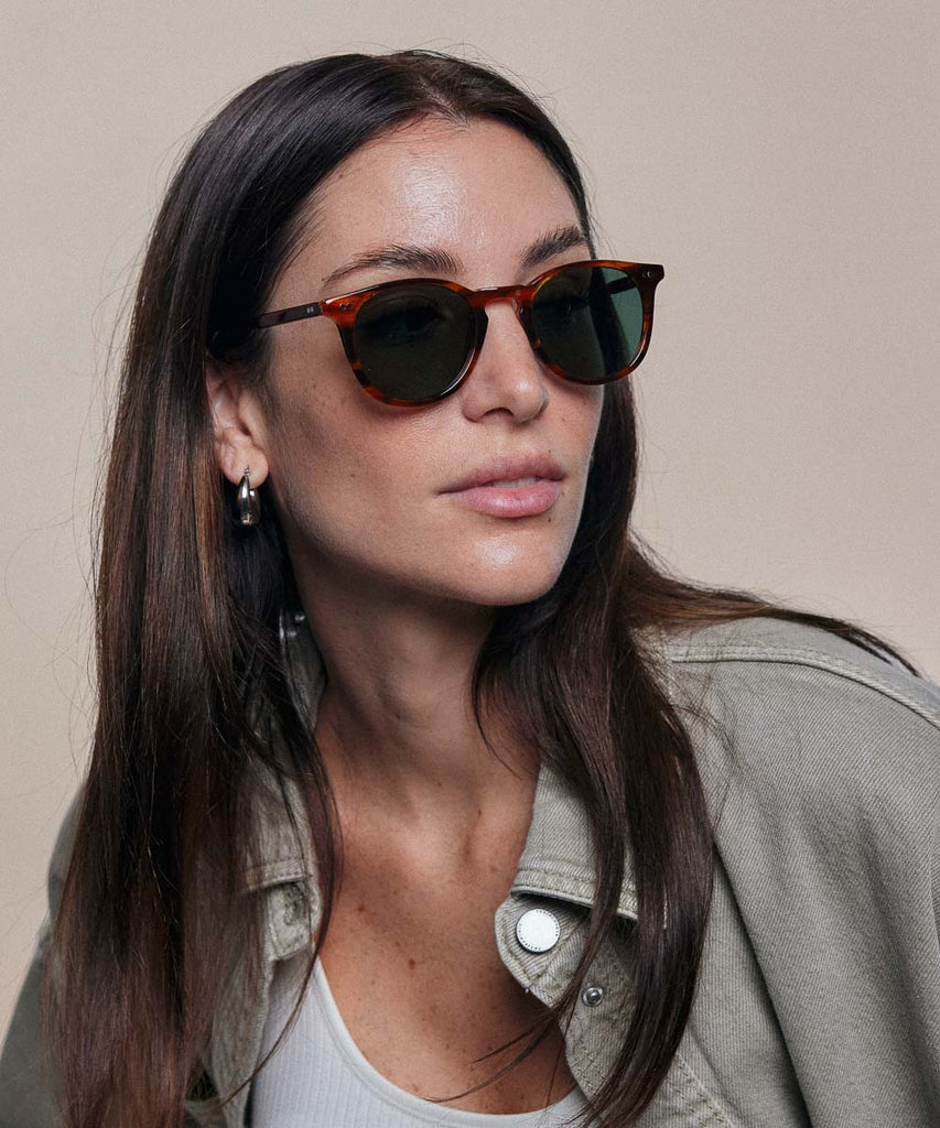 Johann Wolff Kepler Tigerwood Sunglasses #color_tigerwood