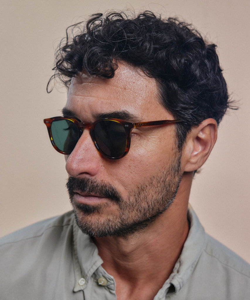 Johann Wolff Kepler Tigerwood Sunglasses #color_tigerwood