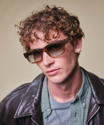 Johann Wolff Konrad Sand Smoke Green Light Sunglasses2 