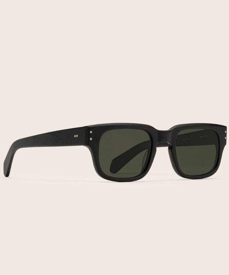Johann Wolff Martin Matte Black Sunglasses #color_matte-black