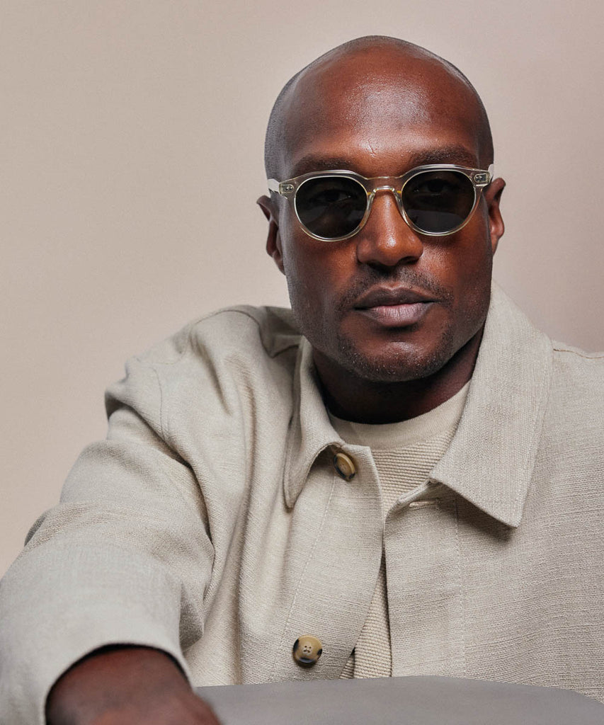 Johann Wolff Morrison Champagne Sunglasses