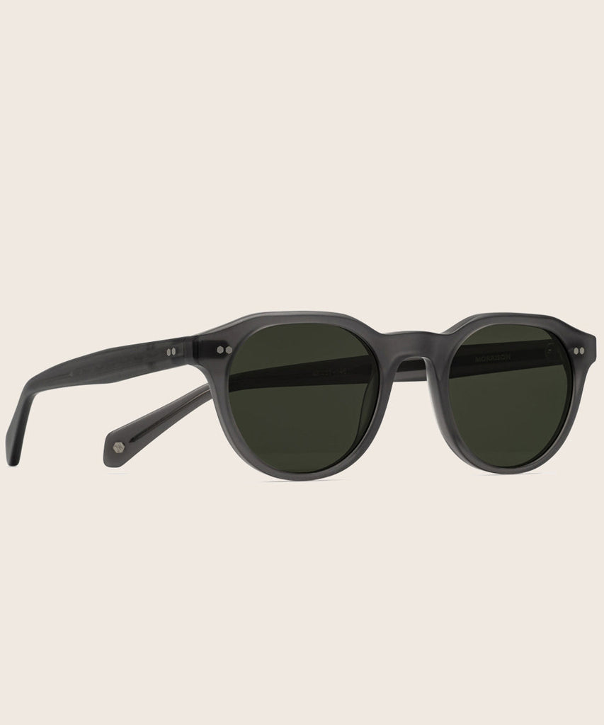 Johann Wolff Morrison Matte Smoke Sunglasses #color_matte-smoke