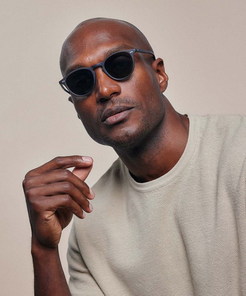 Johann Wolff Otto Matte Smoke Sunglasses #color_matte-smoke