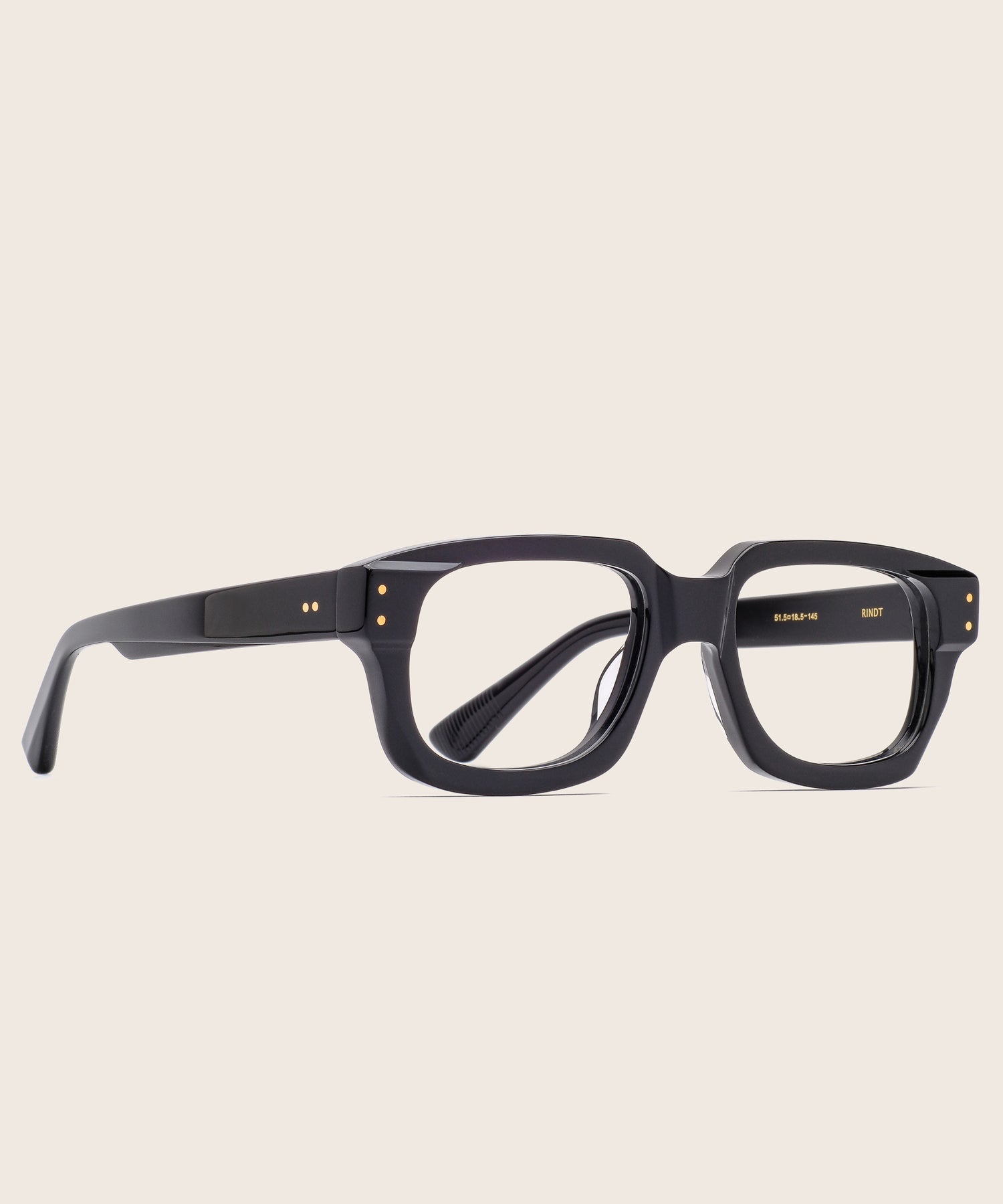 johann wolff rindt black eyeglasses 