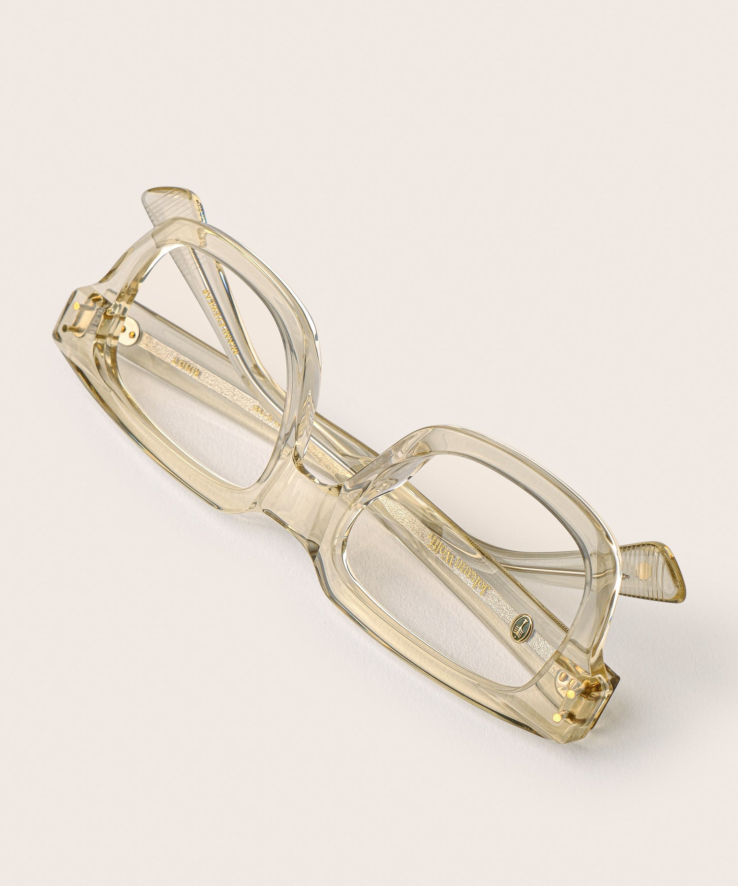 johann wolff rindt champagne eyeglasses 