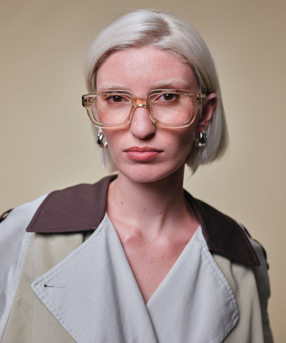 johann wolff rindt champagne eyeglasses 