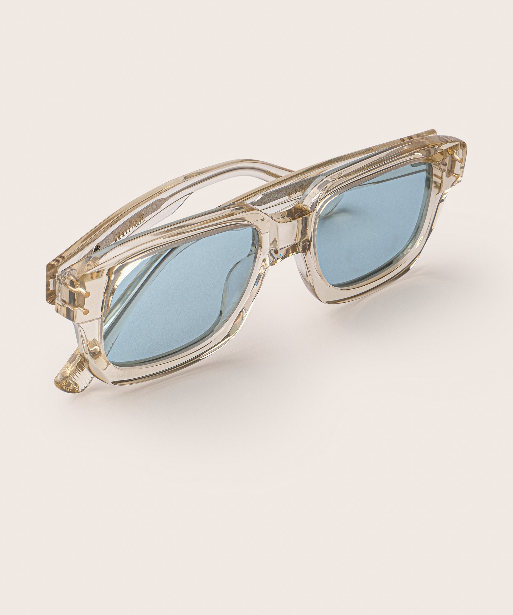 johann wolff rindt champagne light sunglasses 