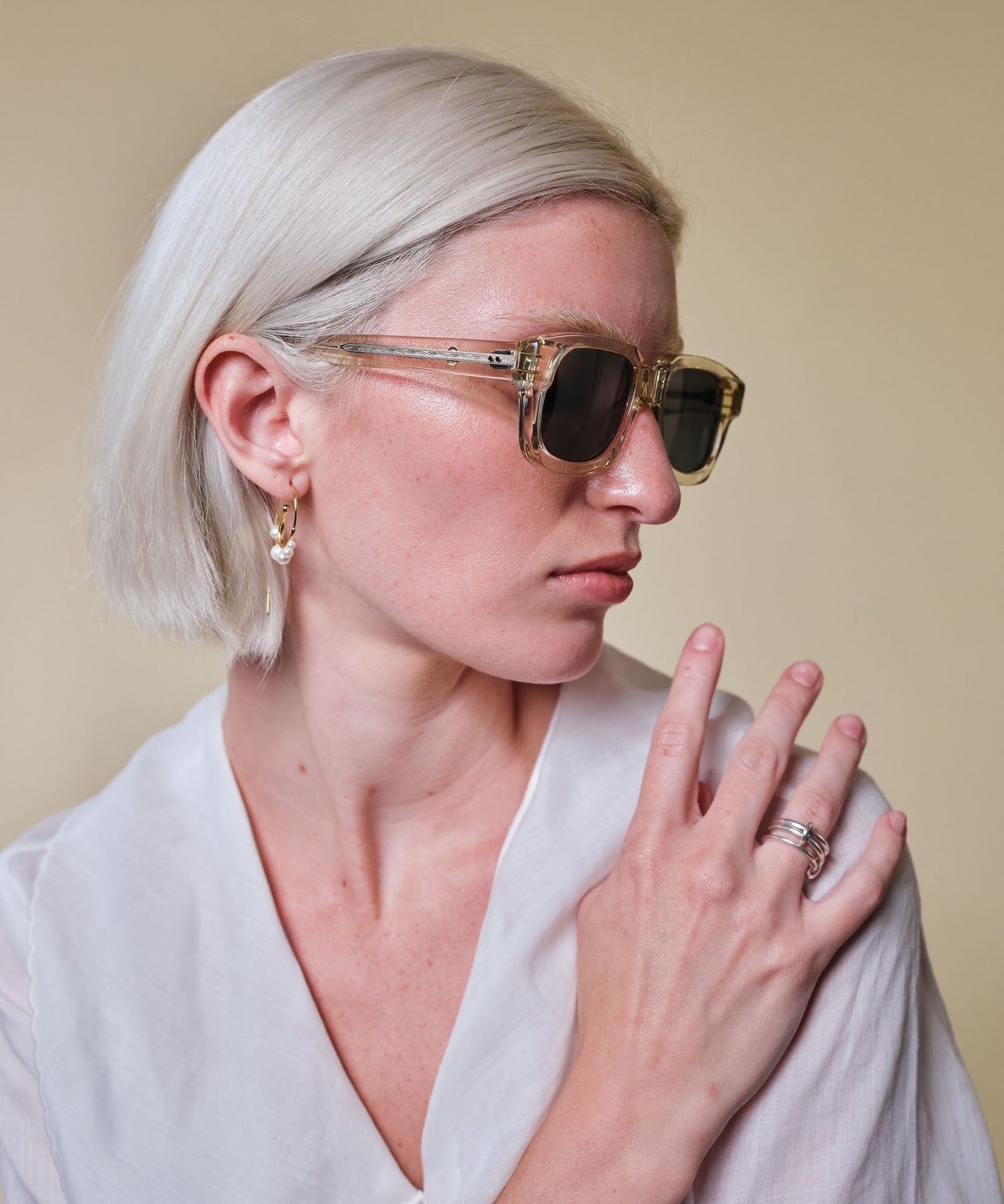 johann wolff rindt champagne sunglasses 