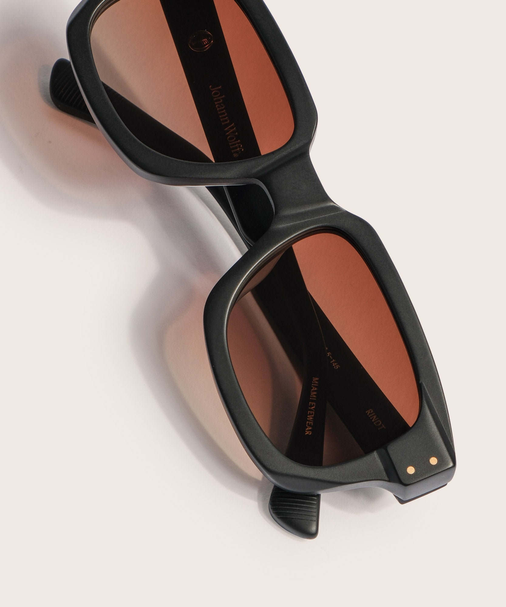 johann wolff rindt matte black light sunglasses 