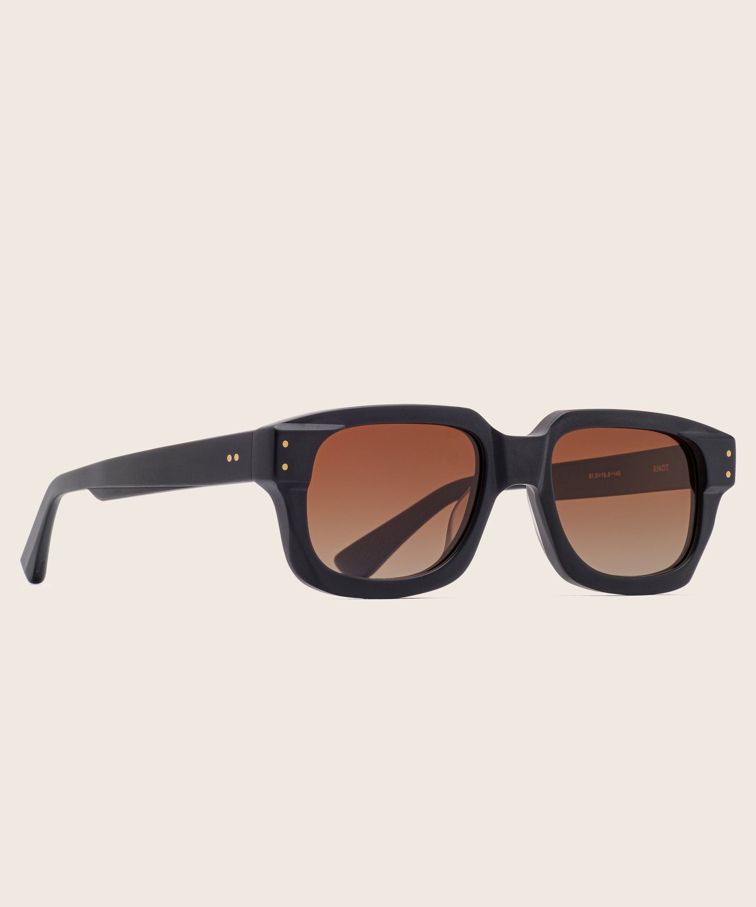 johann wolff rindt matte black light sunglasses 