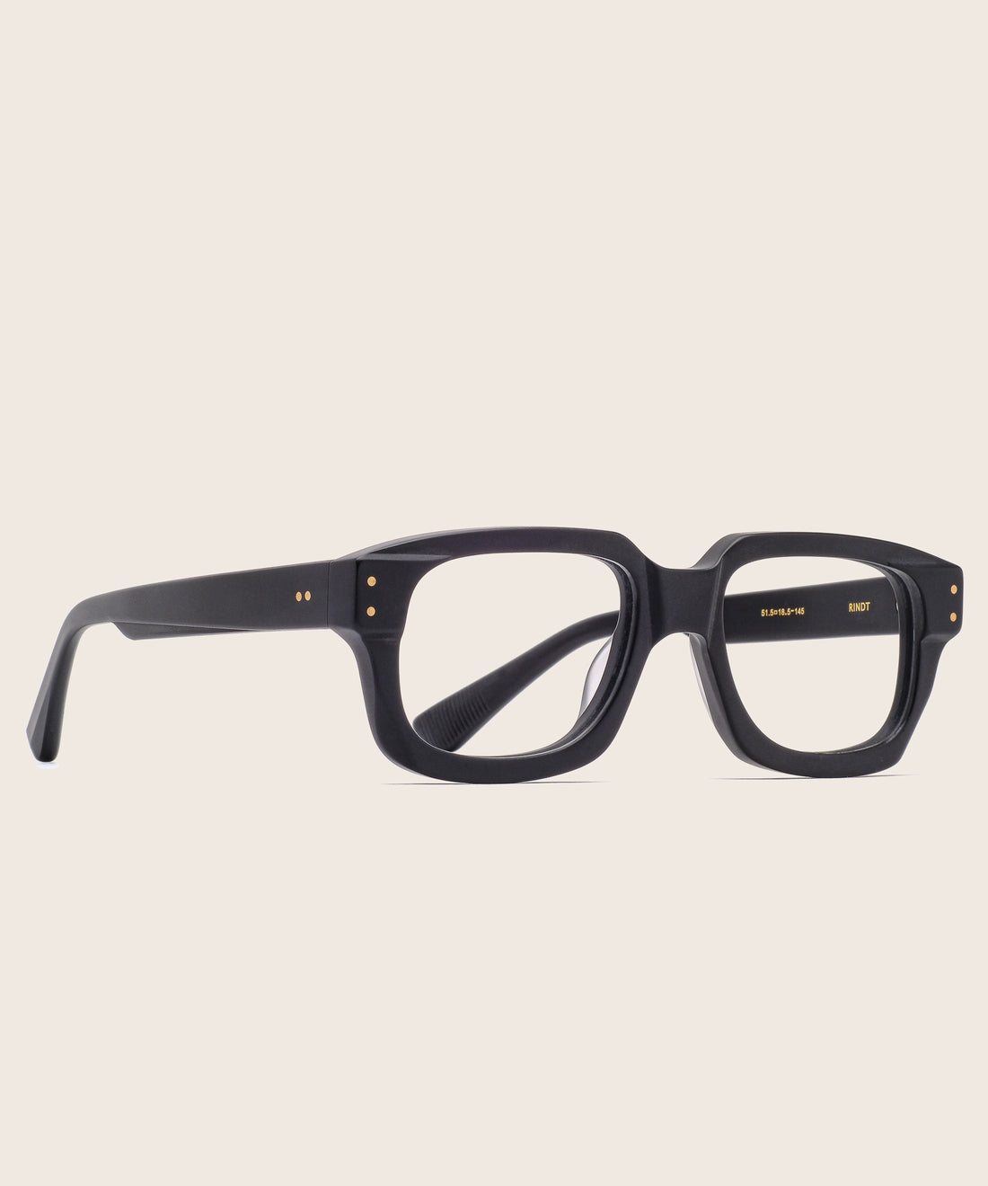 johann wolff rindt black eyeglasses 
