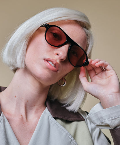 johann wolff schnell black burgundy sunglasses 