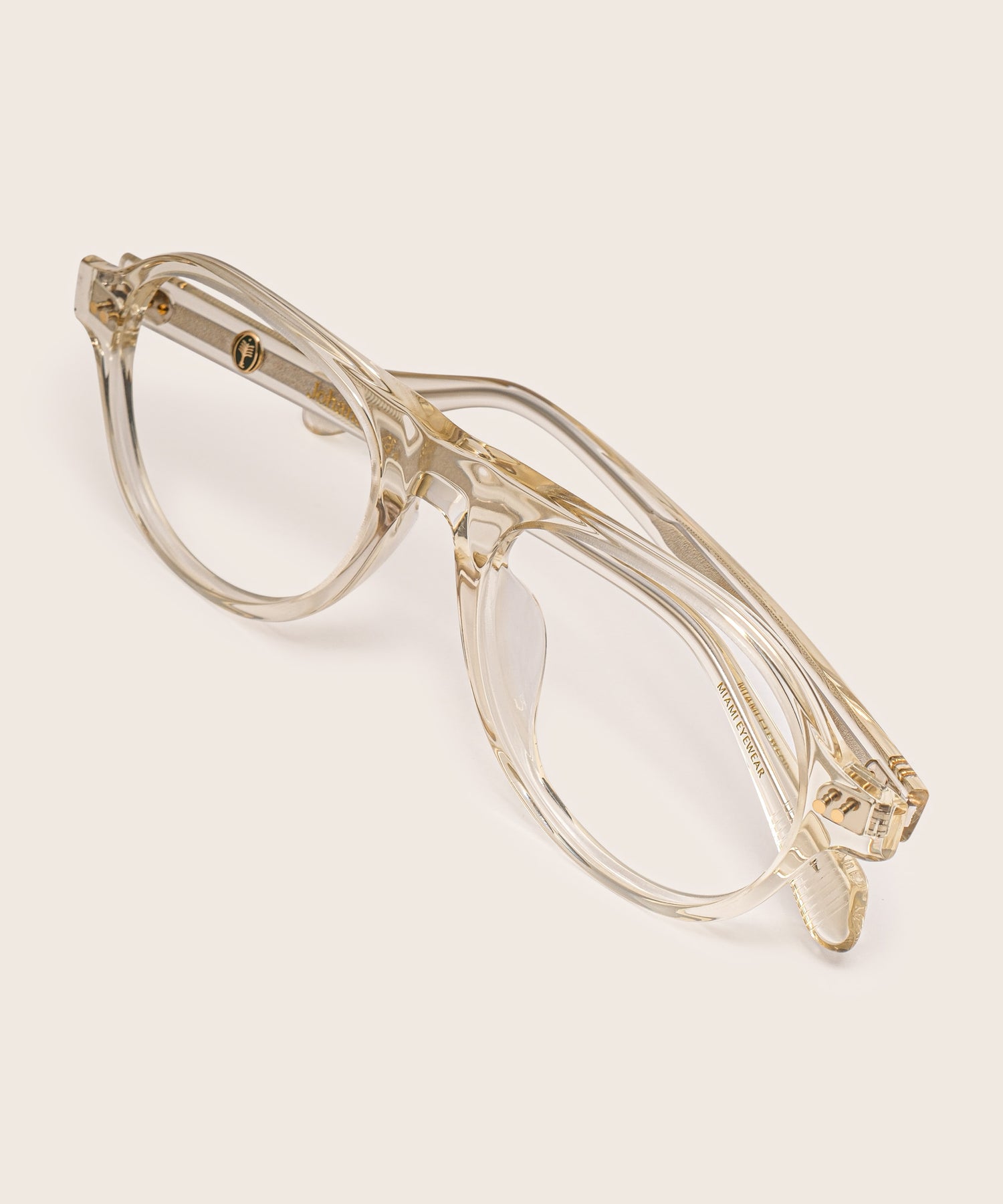 johann wolff schnell champagne eyeglasses 
