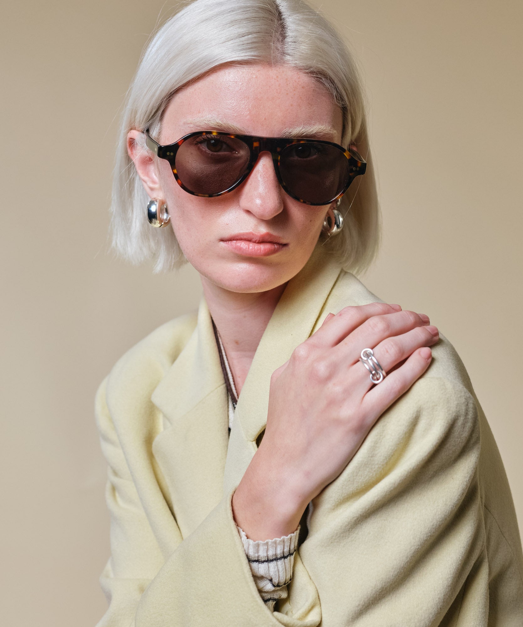 johann wolff schnell dark havana sunglasses 