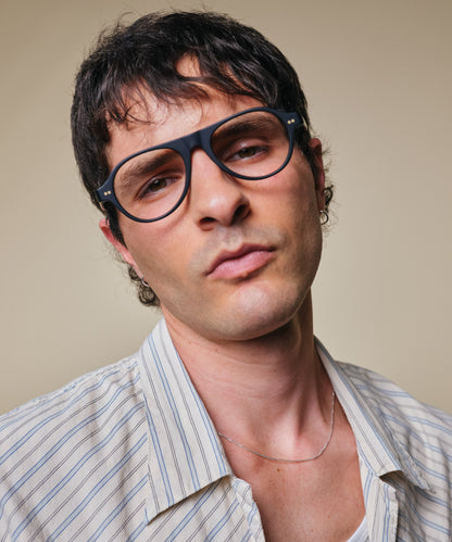 johann wolff schnell matte black eyeglasses 