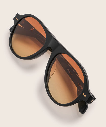 johann wolff schnell matte black sunset sunglasses 
