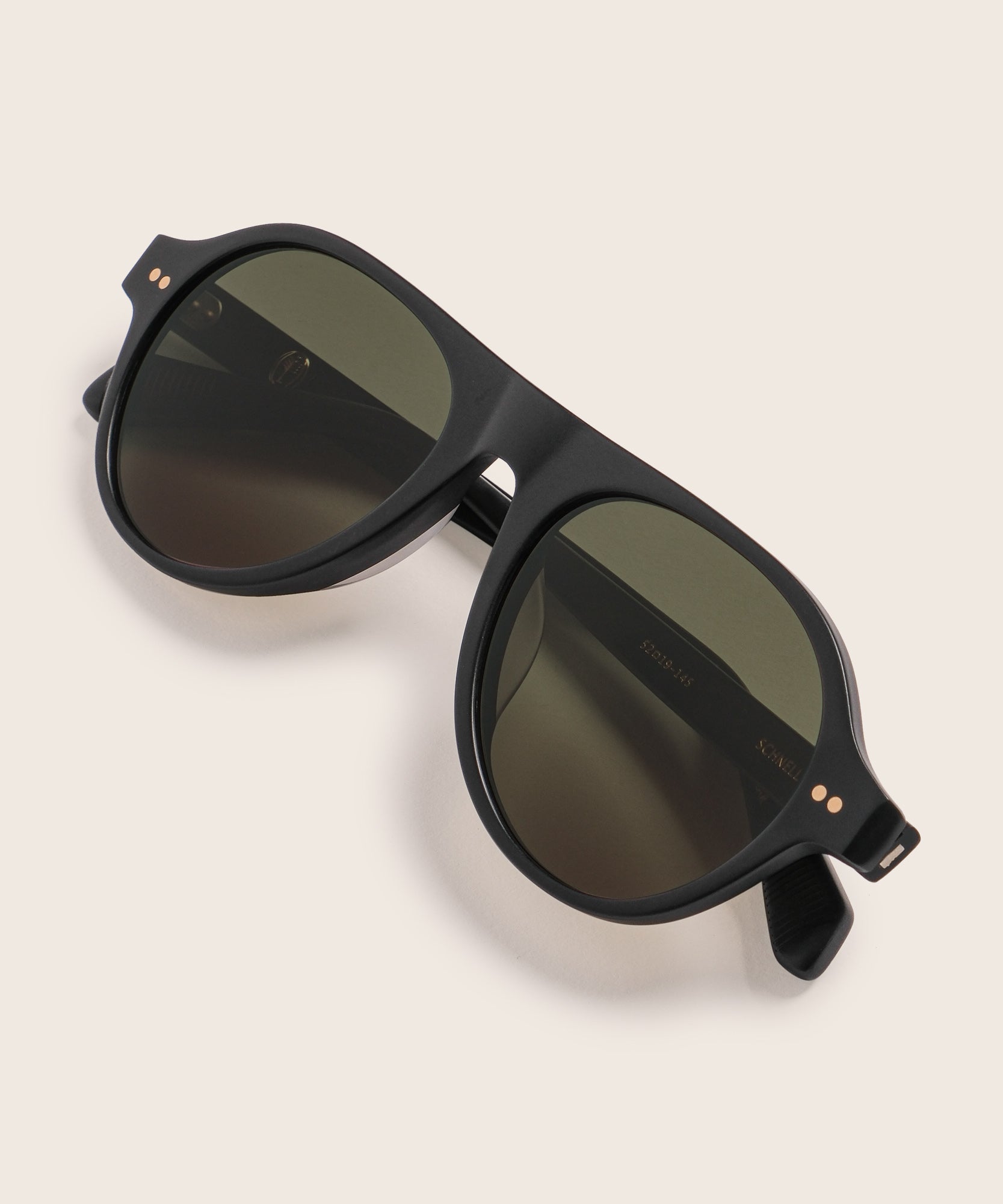 johann wolff schnell matte black sunglasses 