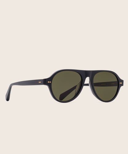 johann wolff schnell matte black sunglasses 