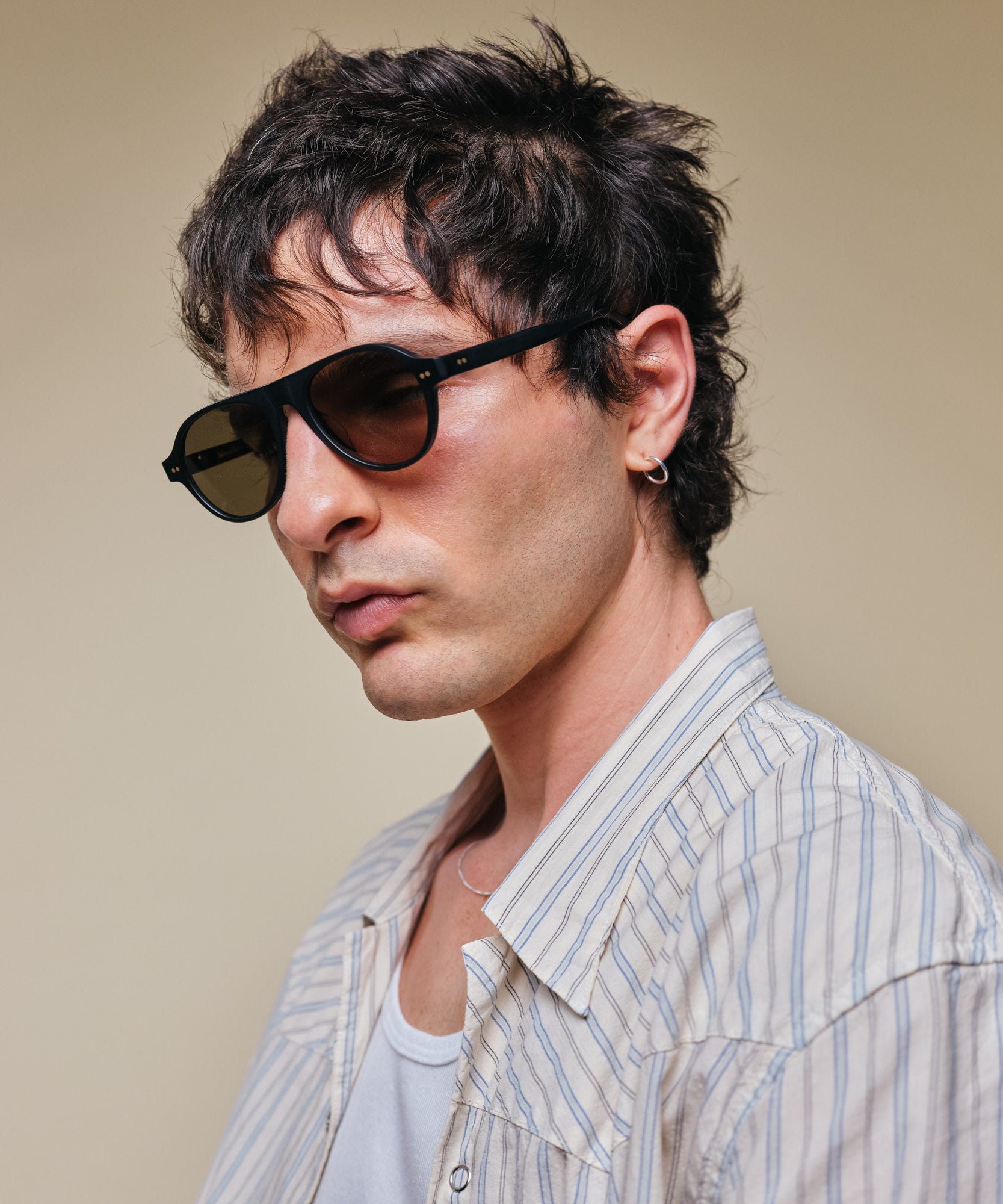 johann wolff schnell matte black sunglasses 