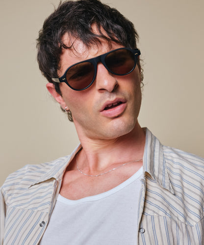 johann wolff schnell matte black sunglasses 