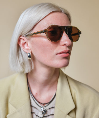 johann wolff schnell olive sunglasses 