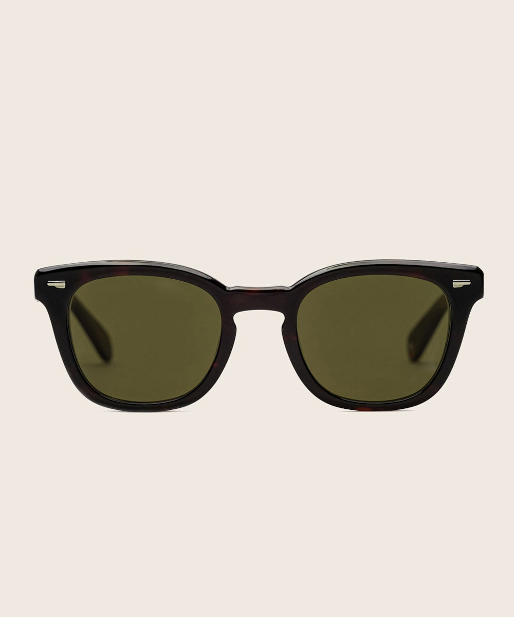 Johann Wolff Silver Arrow Dark Havana Sunglasses 