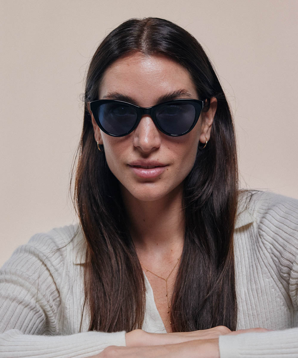 Johann Wolff Sophie Black Sunglasses 