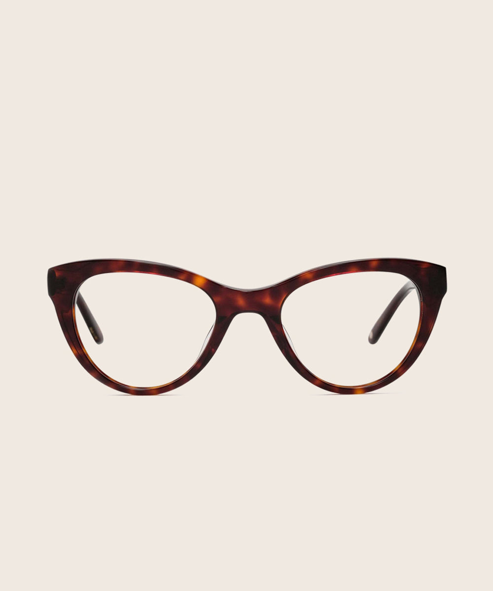 Johann Wolff Sophie Dark Havana Eyeglasses 