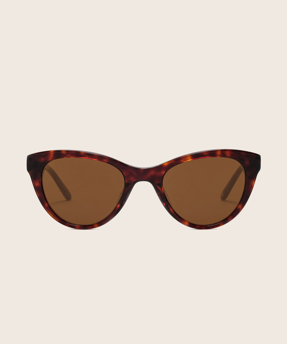 Johann Wolff Sophie Dark Havana Sunglasses 