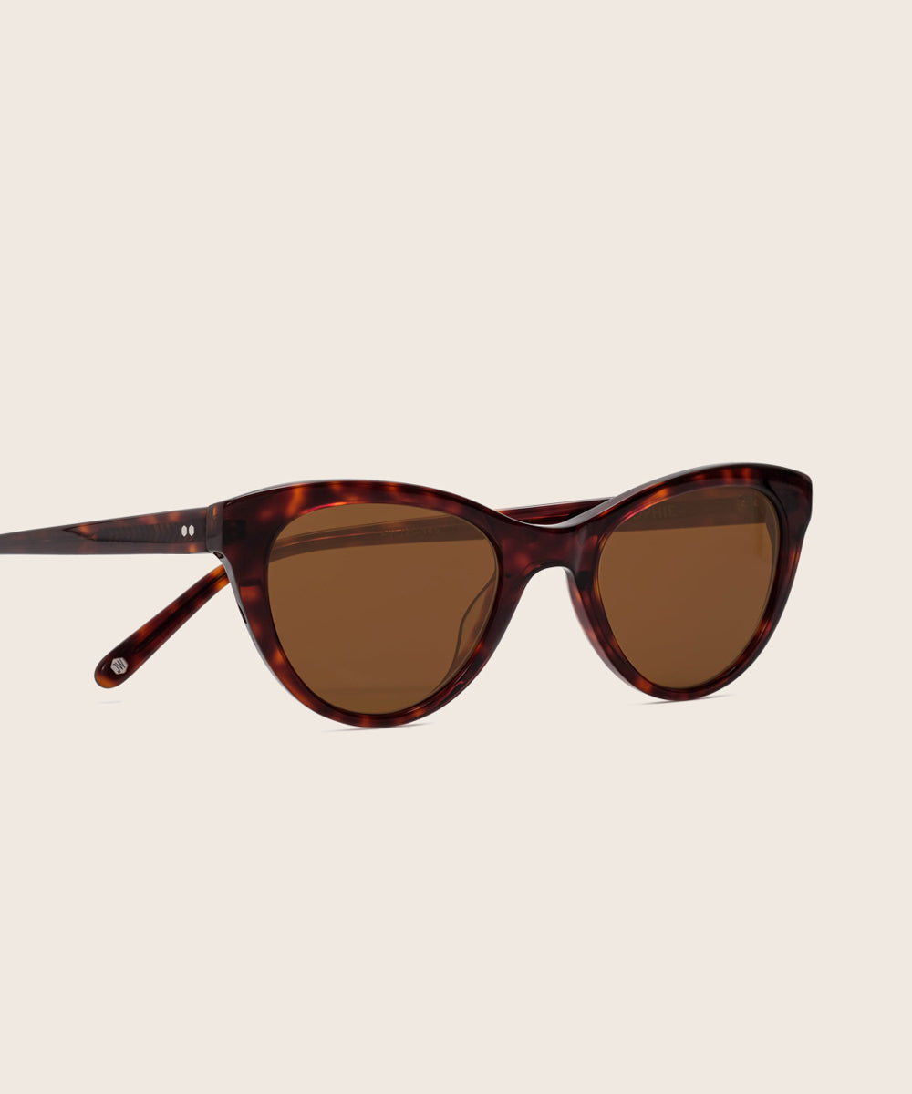 Johann Wolff Sophie Dark Havana Sunglasses 