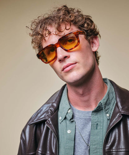 johann wolff rindt vintage havana light sunglasses 