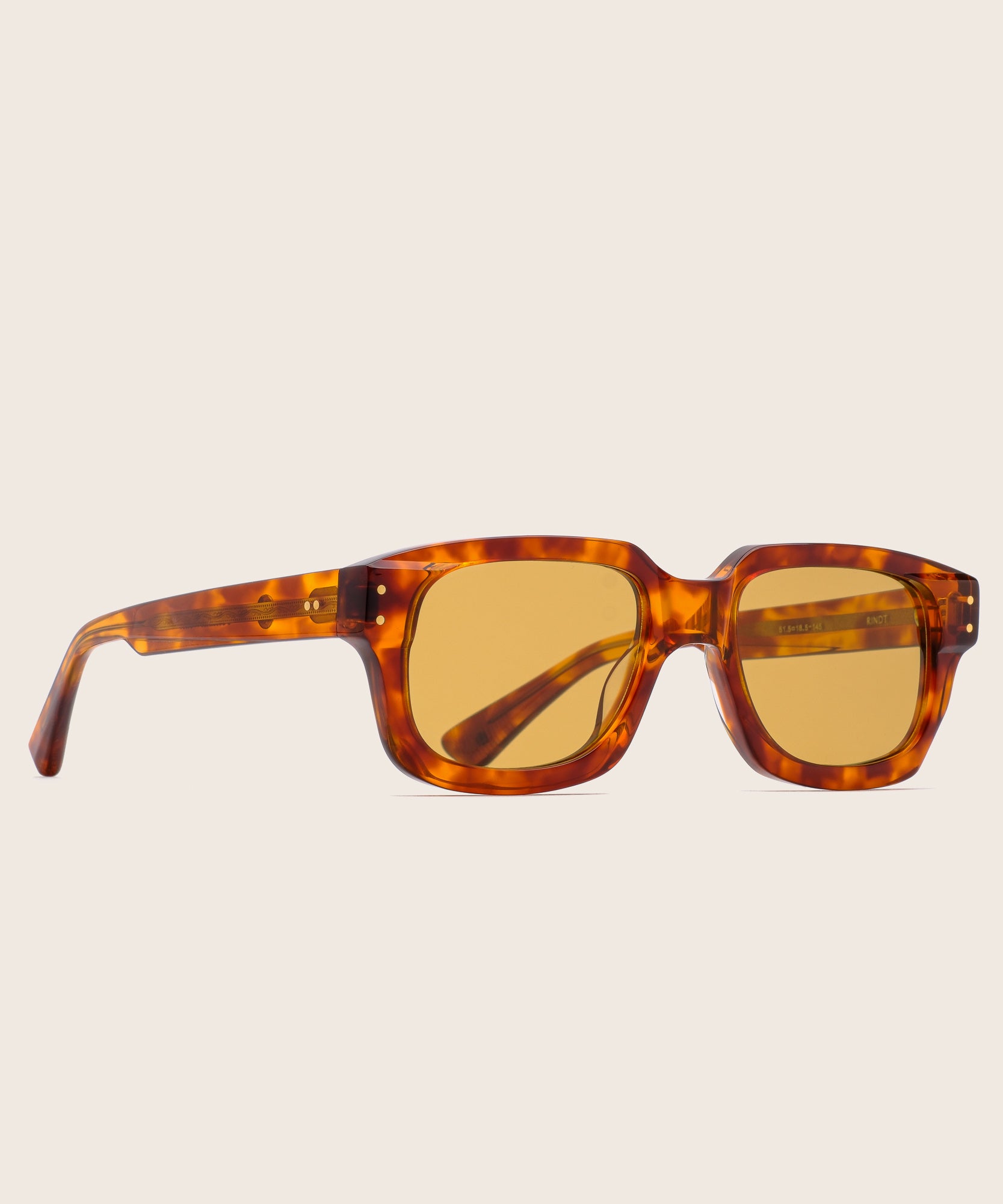 johann wolff rindt vintage havana light sunglasses 