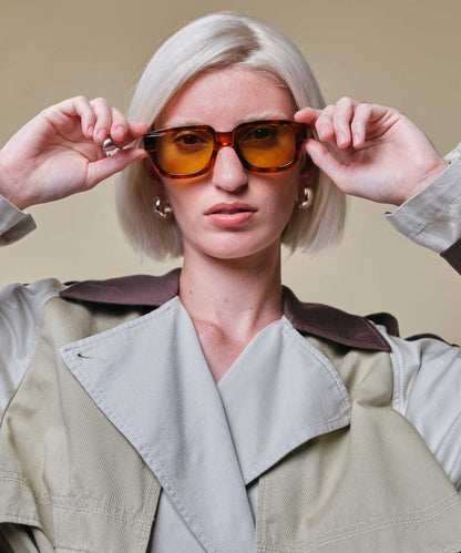 johann wolff rindt vintage havana light sunglasses 