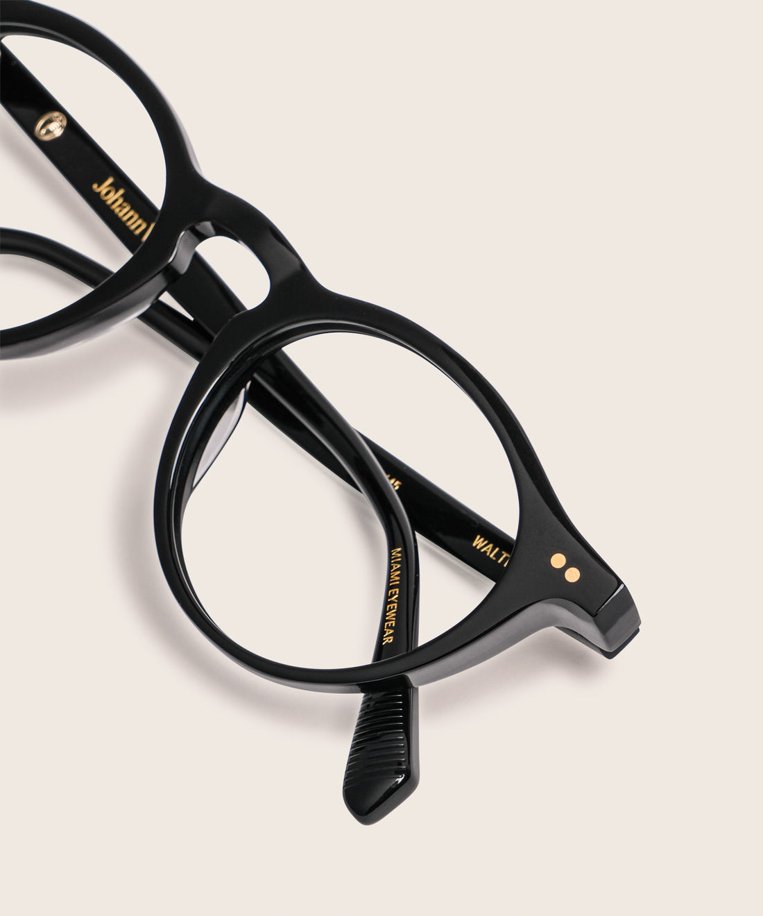 johann wolff walter black eyeglasses 